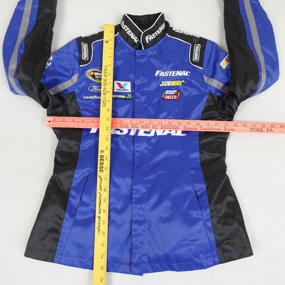 Carl Edwards NASCAR FASTENAL Jacket Women's Small Chase Authentics Racing - Picture 9 of 10